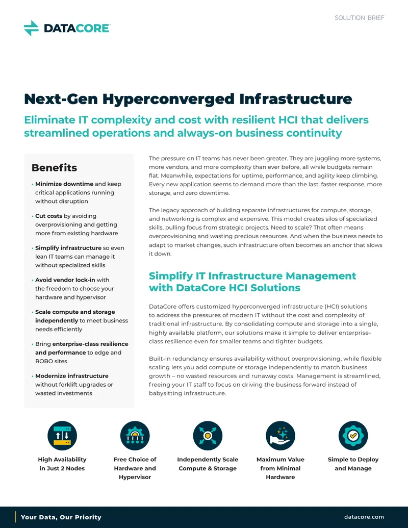 Next-Gen Hyperconverged Infrastructure Solutions