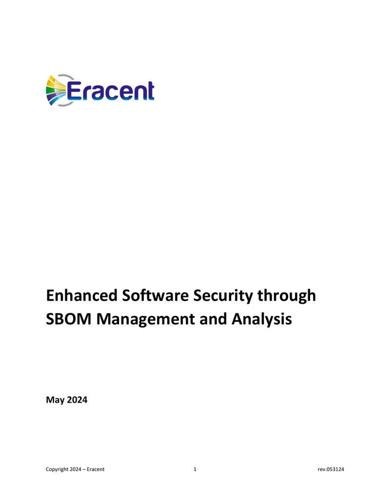 Enhanced Software Security through SBOM Management and Analysis