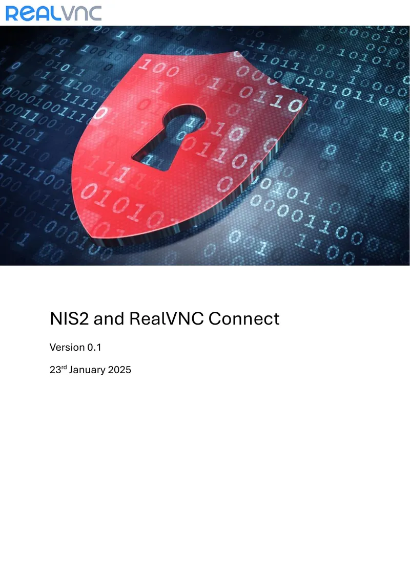 RealVNC Compliance with NIS2 Regulations