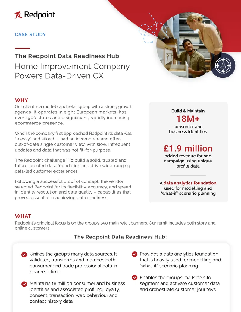 Redpoint Data Readiness Hub Case Study