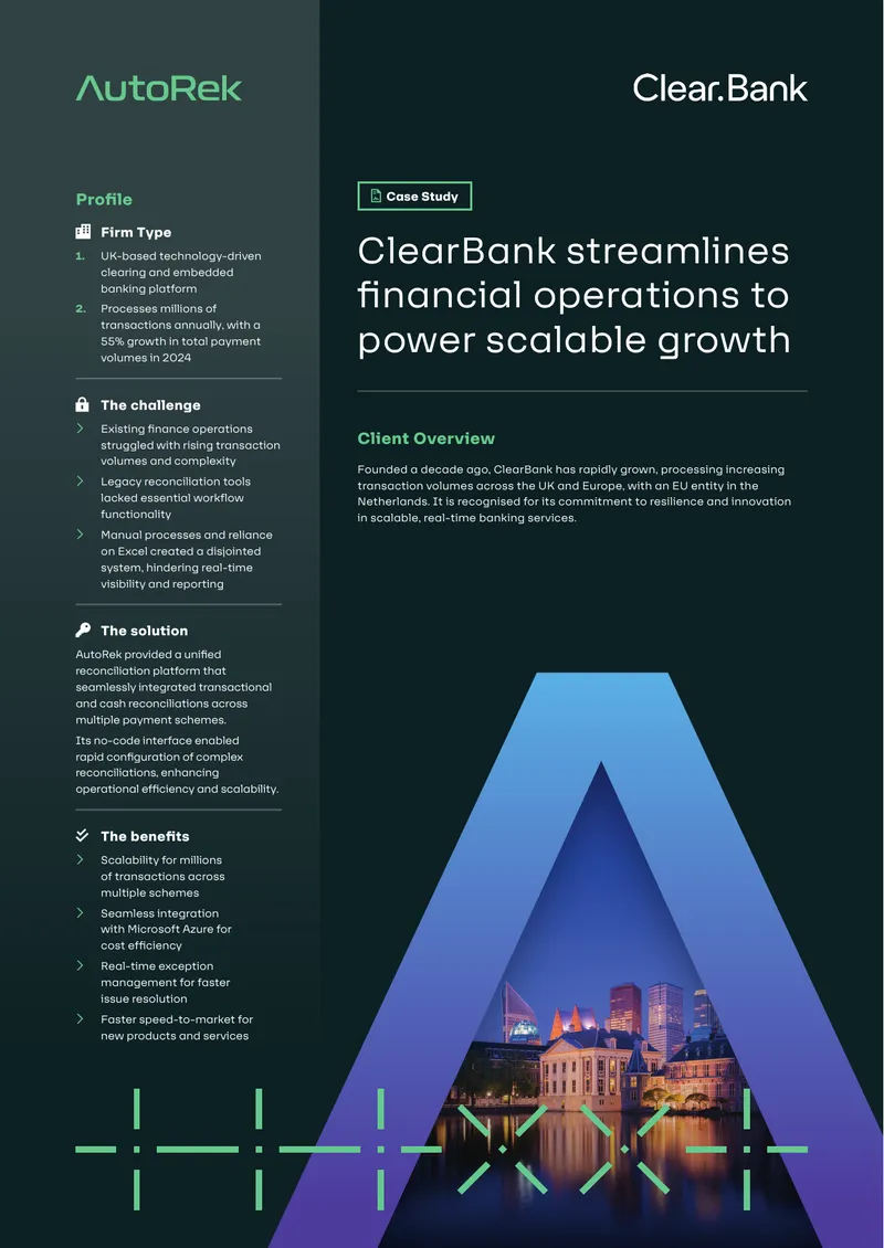 ClearBank Financial Operations Streamlining Case Study