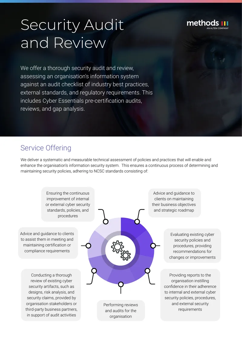 Security Audit and Review Service Offering