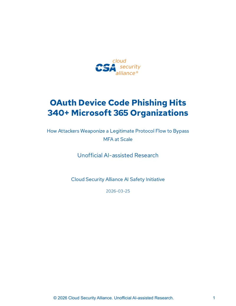 OAuth Device Code Phishing Attack Analysis
