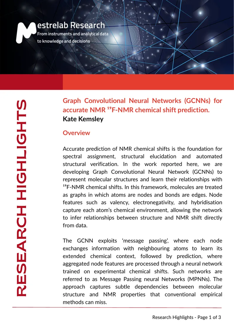 Graph Convolutional Neural Networks for NMR Chemical Shift Prediction