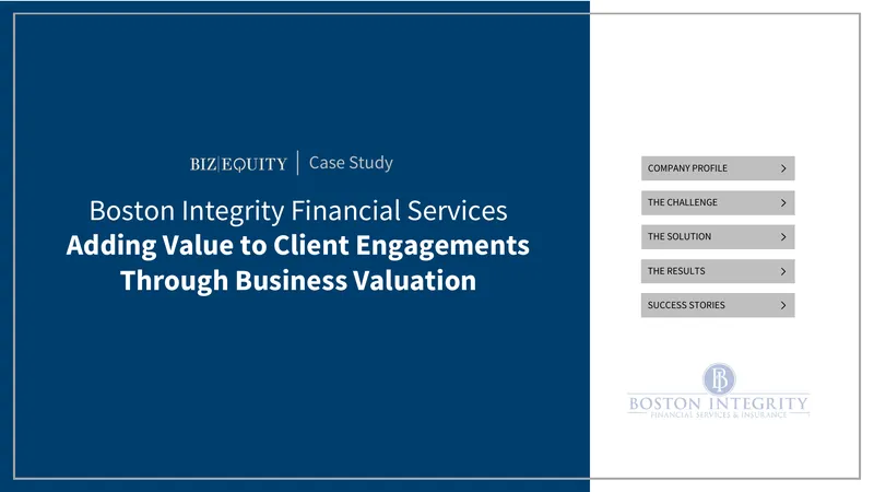 Business Valuation Integration in Financial Planning
