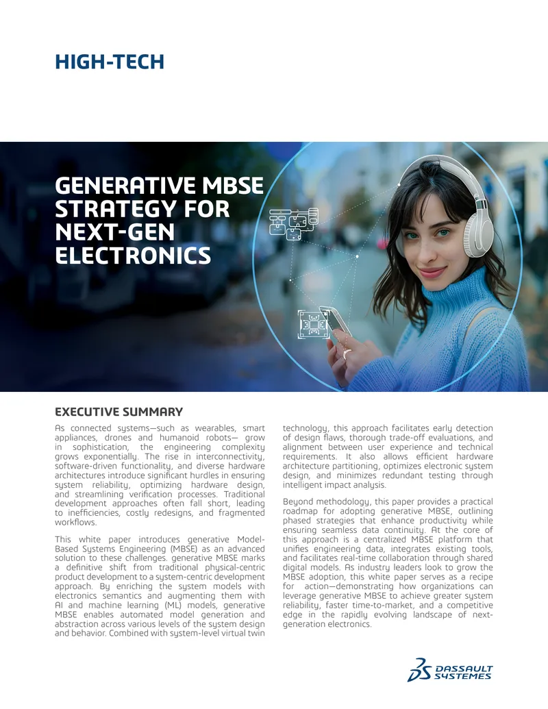 Generative MBSE Strategy for Next-Gen Electronics