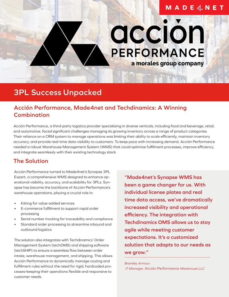Warehouse Management System Implementation for 3PL