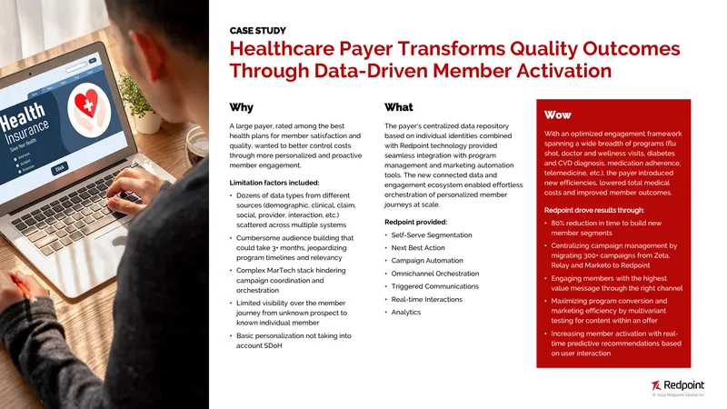 Healthcare Payer Quality Outcomes Transformation Case Study