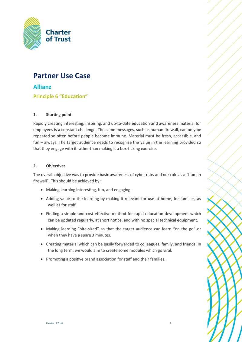 Cyber Awareness Education and Engagement Strategy
