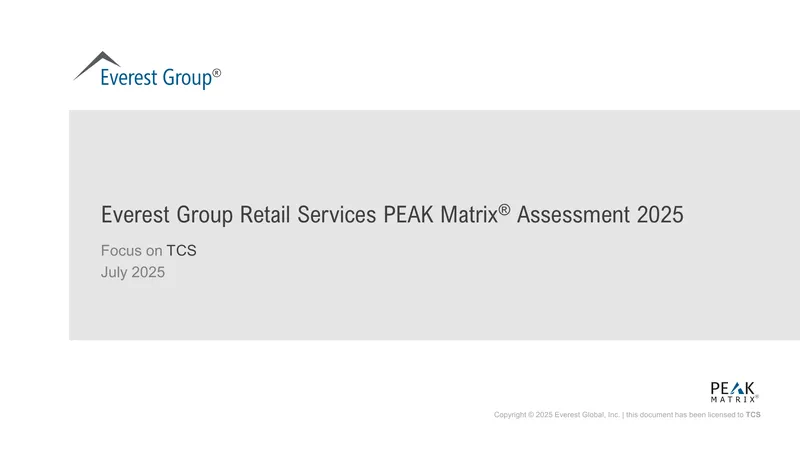 Retail Services PEAK Matrix Assessment 2025