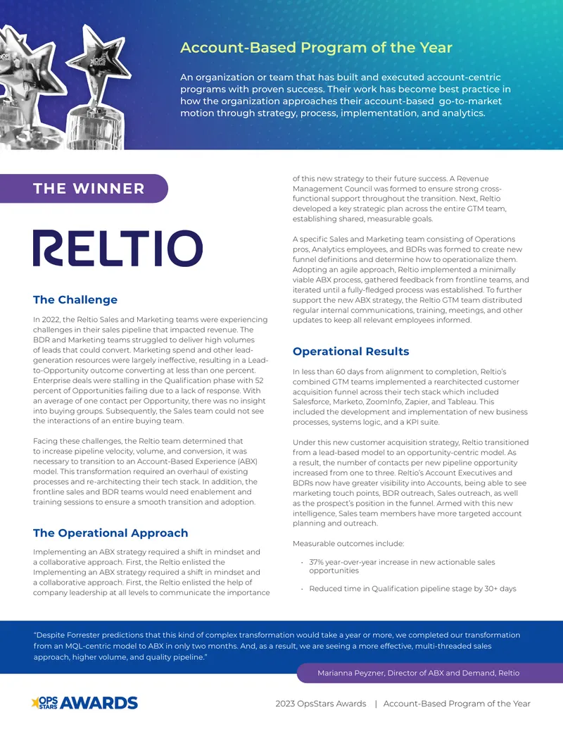 Account-Based Experience Transformation Case Study