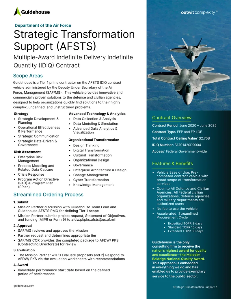 Strategic Transformation Support Contract Overview
