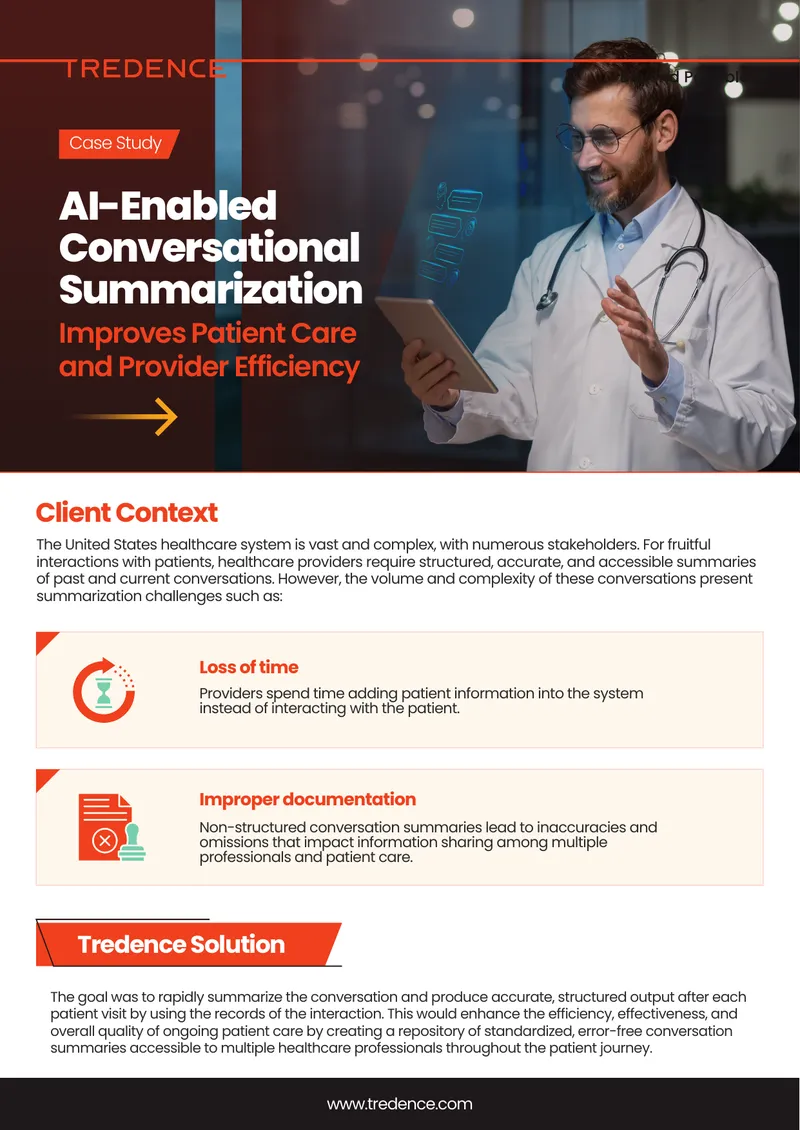 AI-Enabled Conversational Summarization in Healthcare