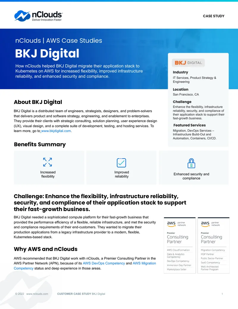BKJ Digital Cloud Migration Case Study