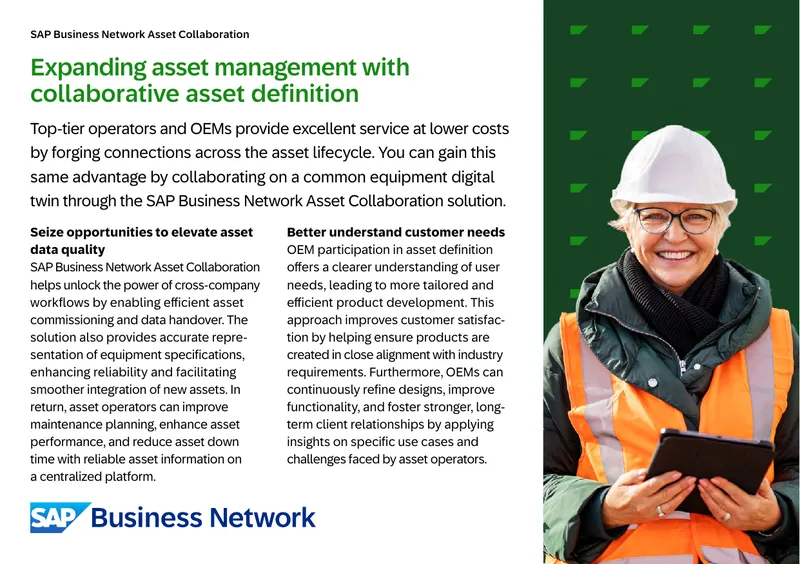 Collaborative Asset Definition in Asset Management