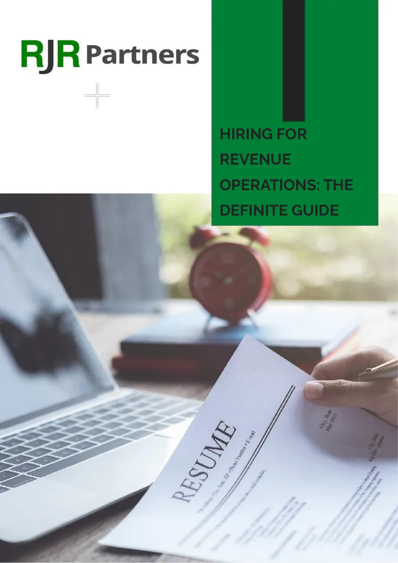 Hiring for Revenue Operations Definitive Guide