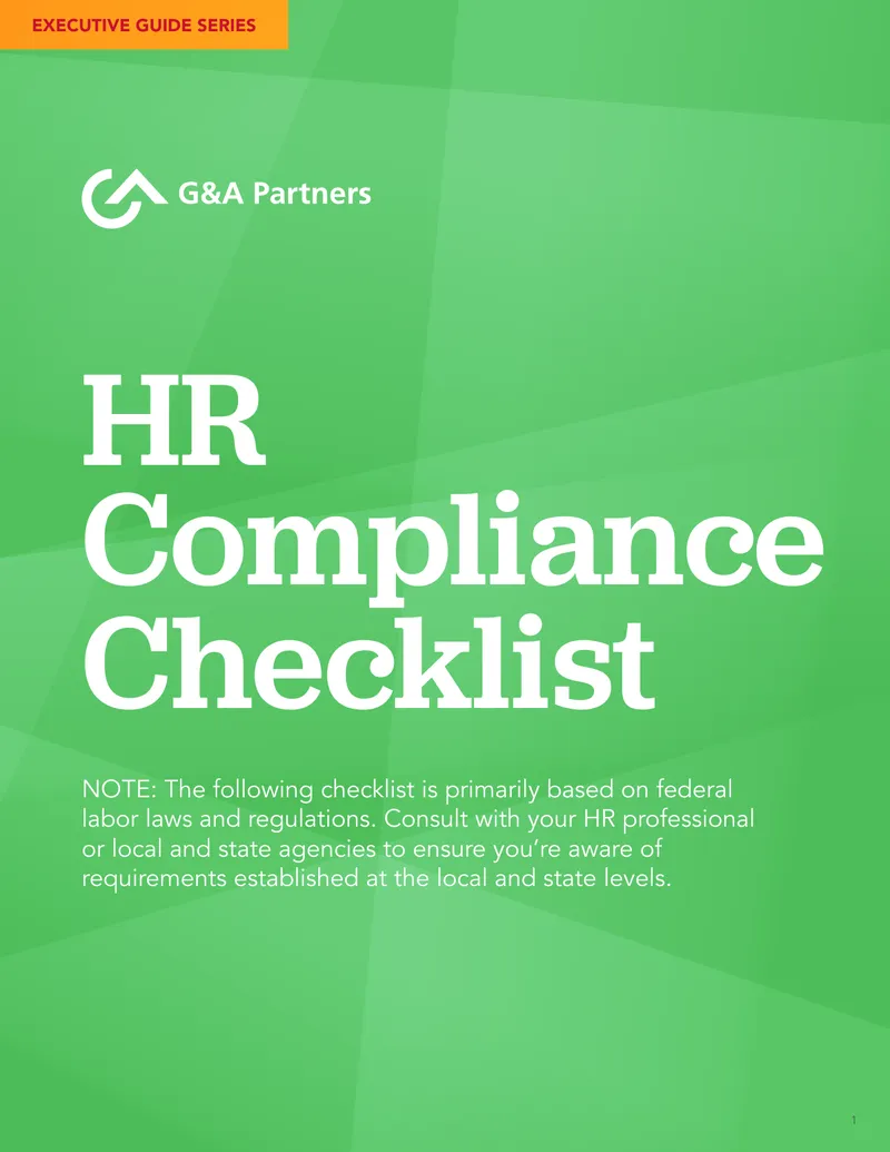 HR Compliance Checklist for Recruitment and Hiring