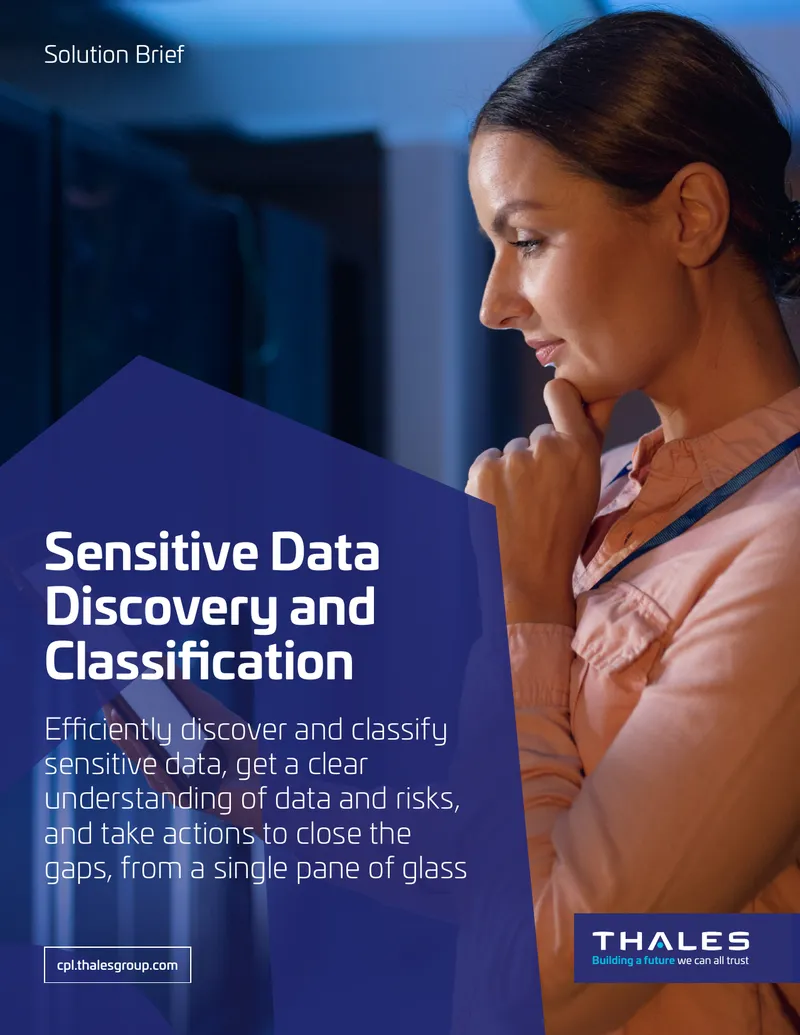Sensitive Data Discovery and Classification Solution Brief