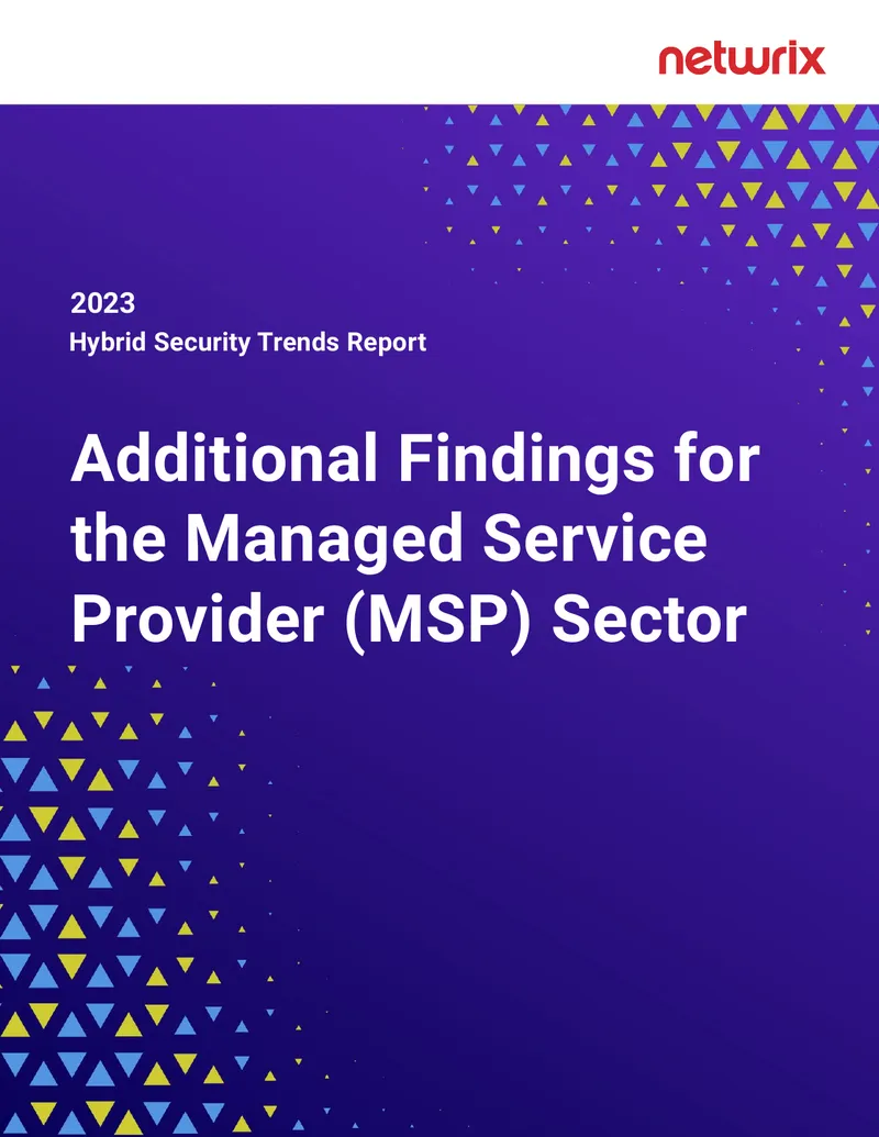 Hybrid Security Trends Report for Managed Service Providers