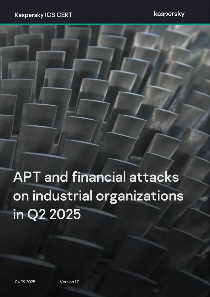 APT and Financial Attacks on Industrial Organizations in Q2 2025
