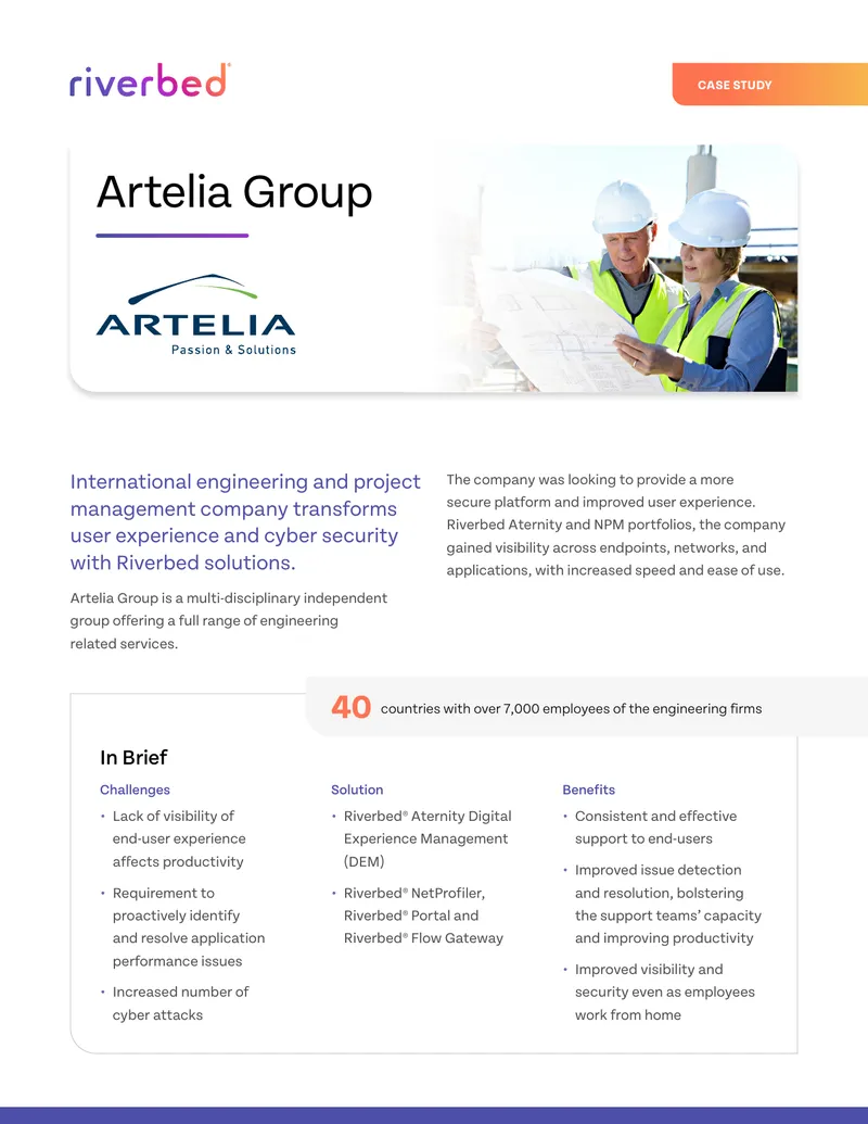 Artelia Group Cyber Security and User Experience Case Study
