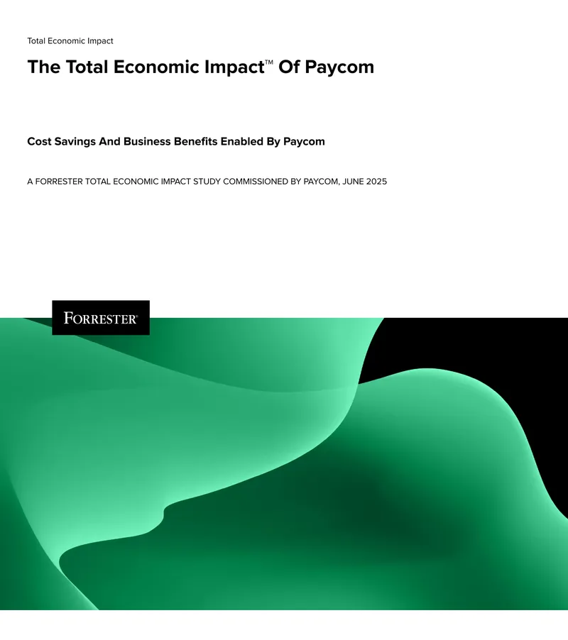 Total Economic Impact of Paycom Study