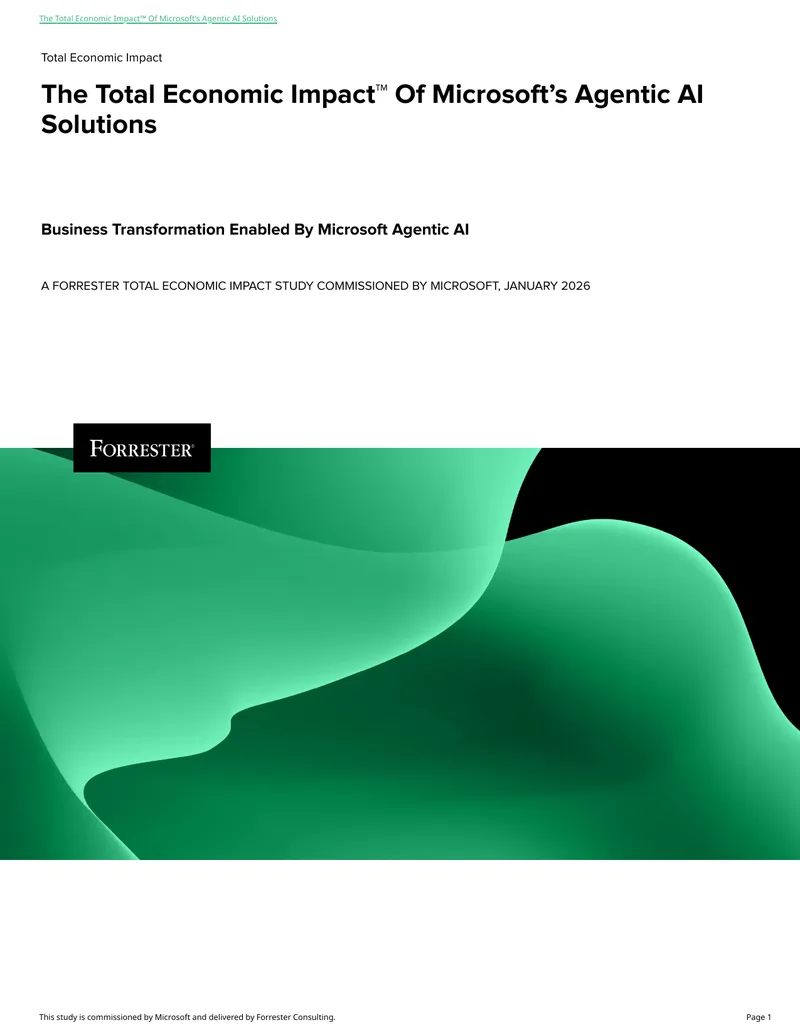 Total Economic Impact of Microsoft Agentic AI Solutions