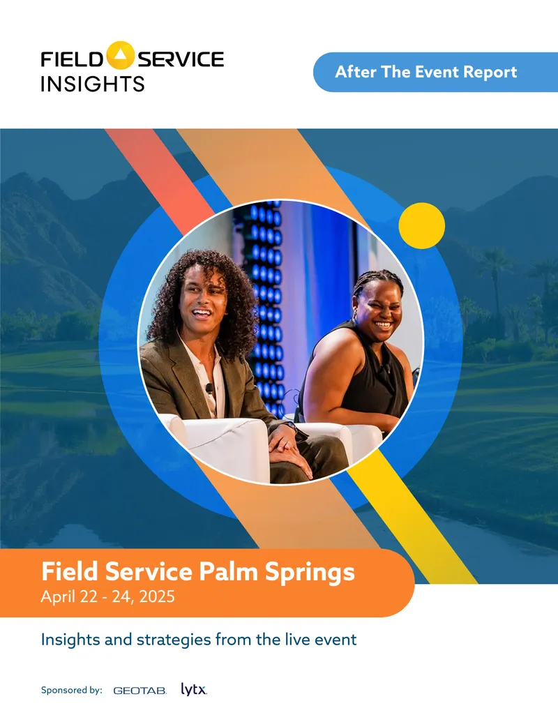 Field Service Palm Springs After The Event Report