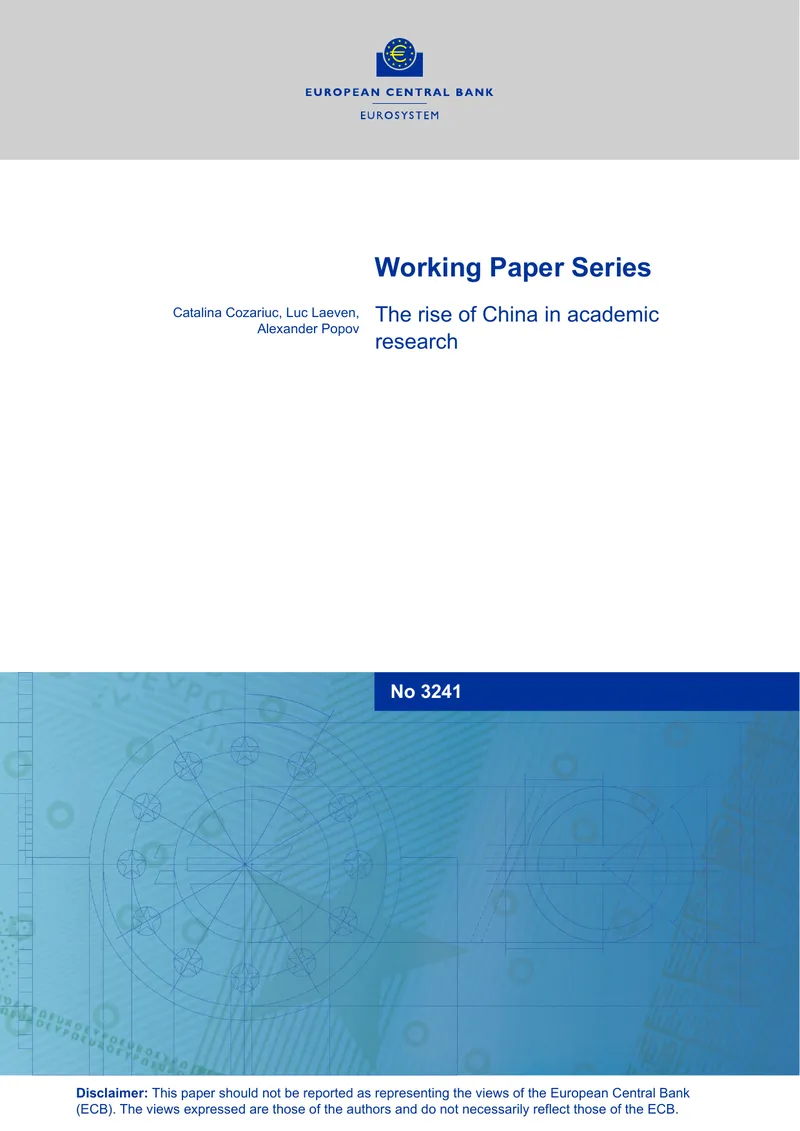 Impact of China's National Science and Technology Plan