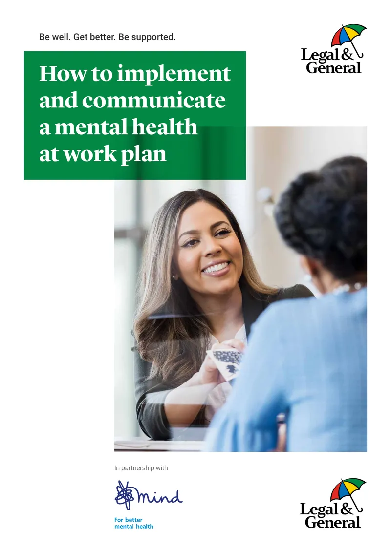 Implementing a Mental Health Strategy at Work