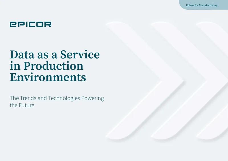 Data as a Service in Manufacturing Environments