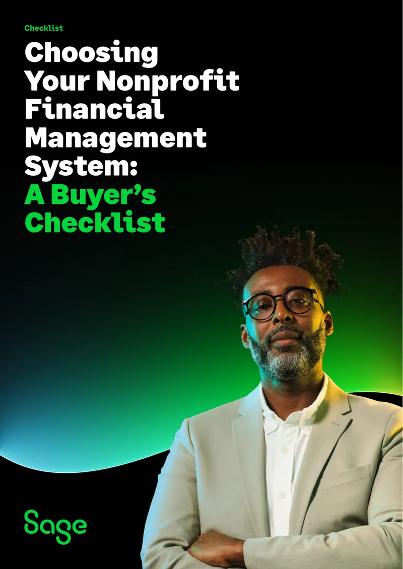 Choosing Your Nonprofit Financial Management System Checklist