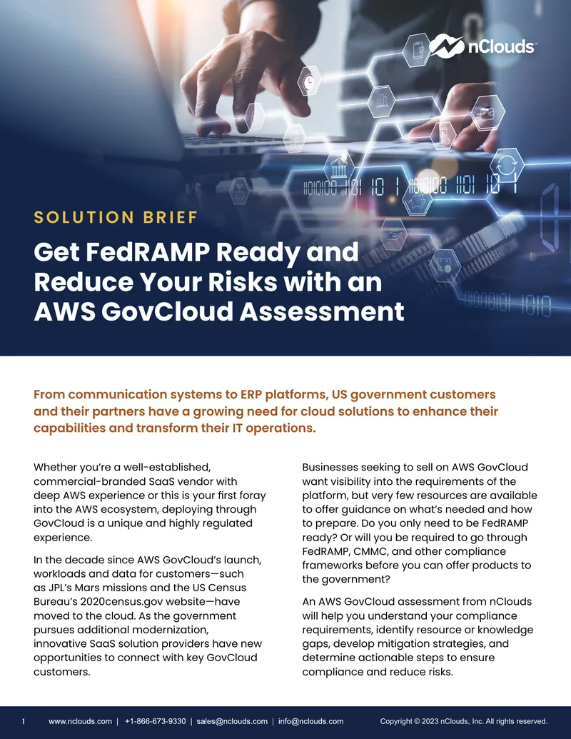 AWS GovCloud Assessment for Compliance Readiness