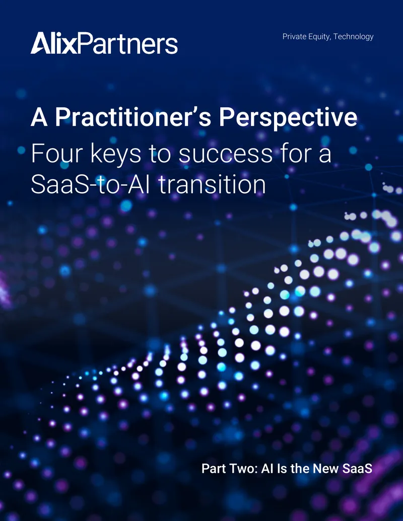 Four Keys to Success for SaaS-to-AI Transition