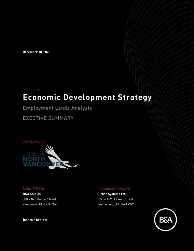Employment Lands Analysis for Economic Development preview page 1