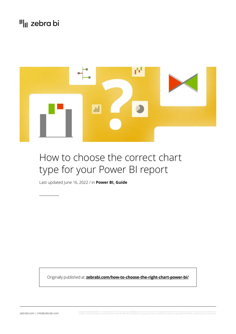 Choosing the Correct Chart Type for Power BI Reports
