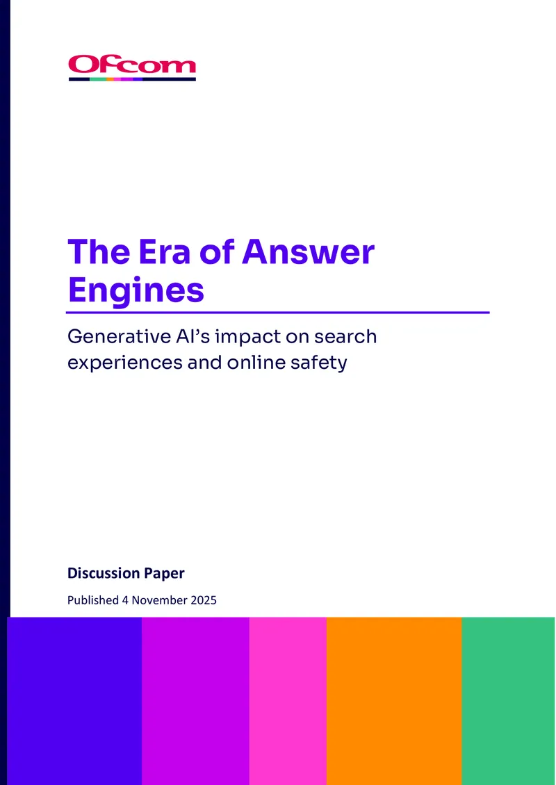 Generative AI Search Tools and Online Safety