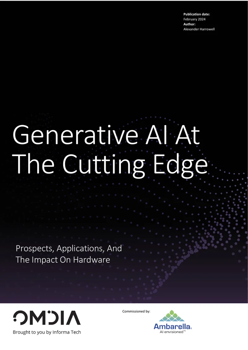 Generative AI Prospects and Hardware Impact