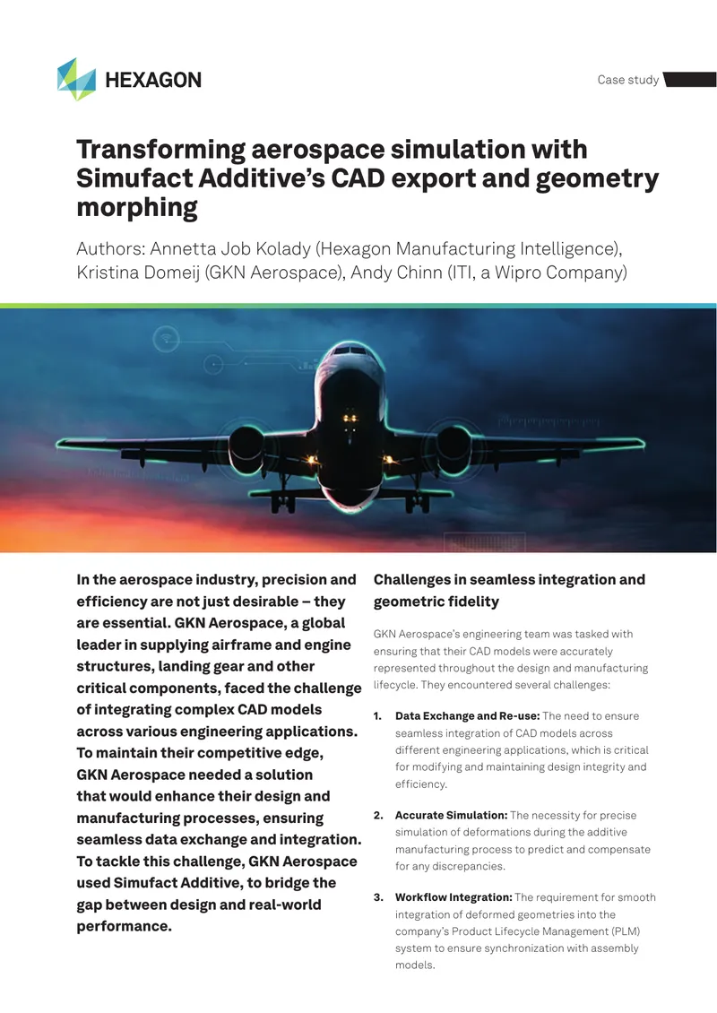 Transforming Aerospace Simulation with CAD Export