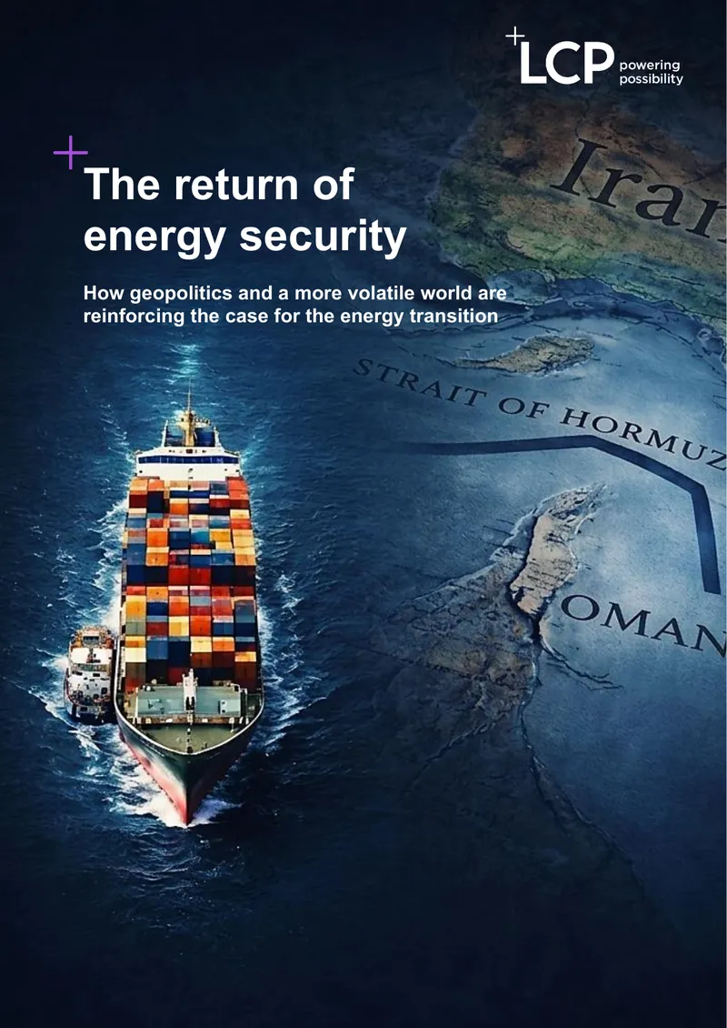Geopolitical Impacts on Energy Security and Transition