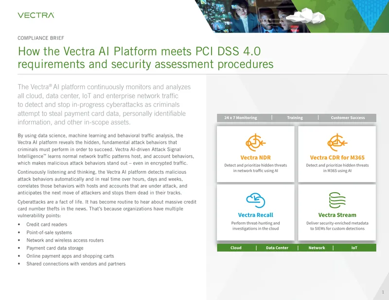 Compliance Brief on PCI DSS 4.0 Requirements