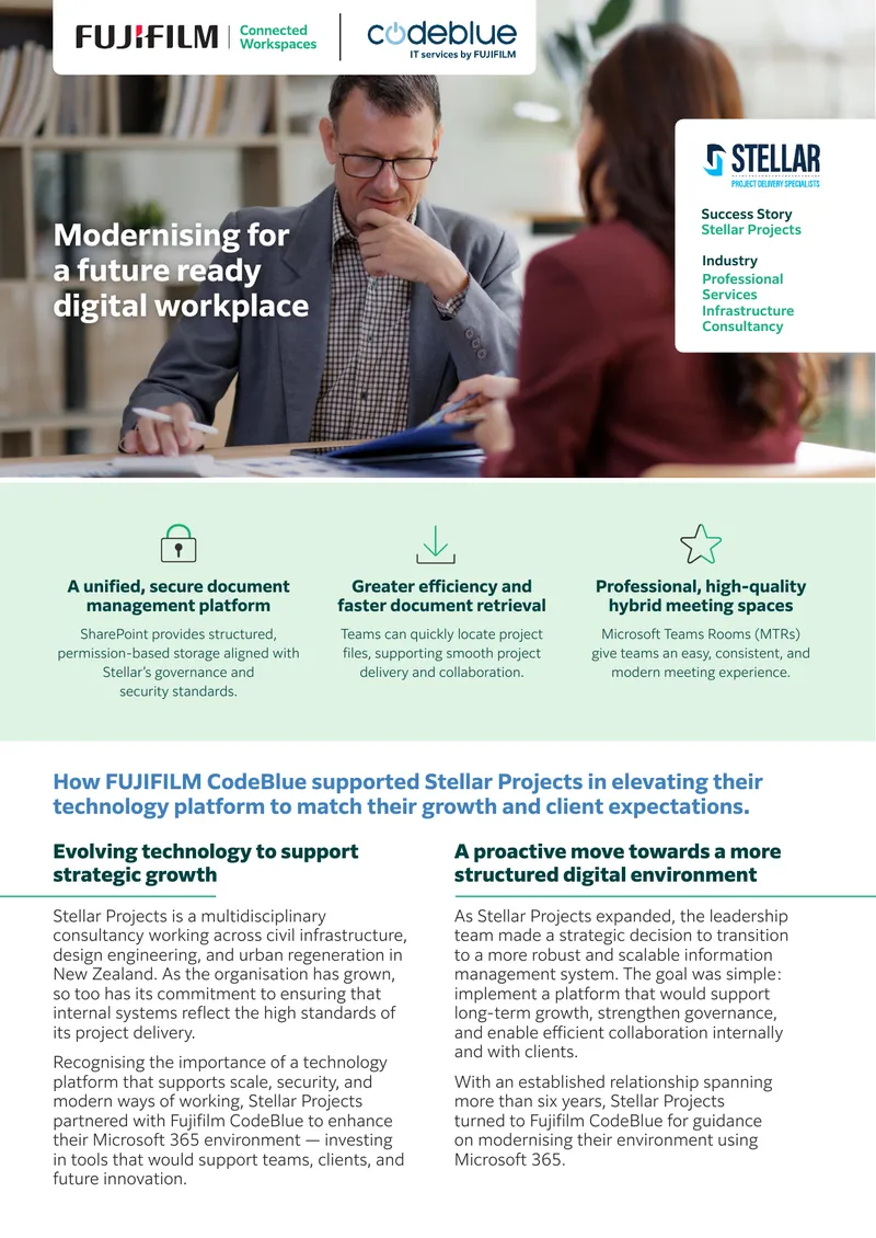 Modernising Digital Workplace for Stellar Projects