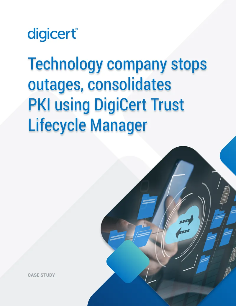 Technology Company Consolidates PKI with DigiCert