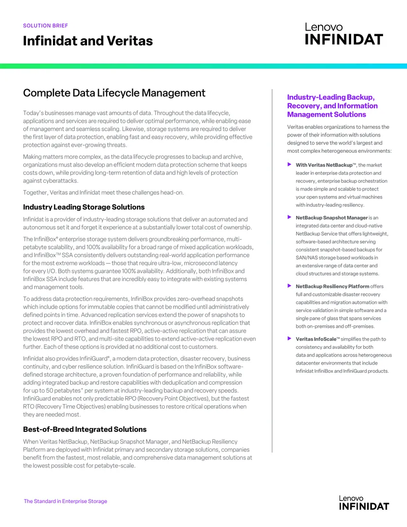 Complete Data Lifecycle Management Solutions