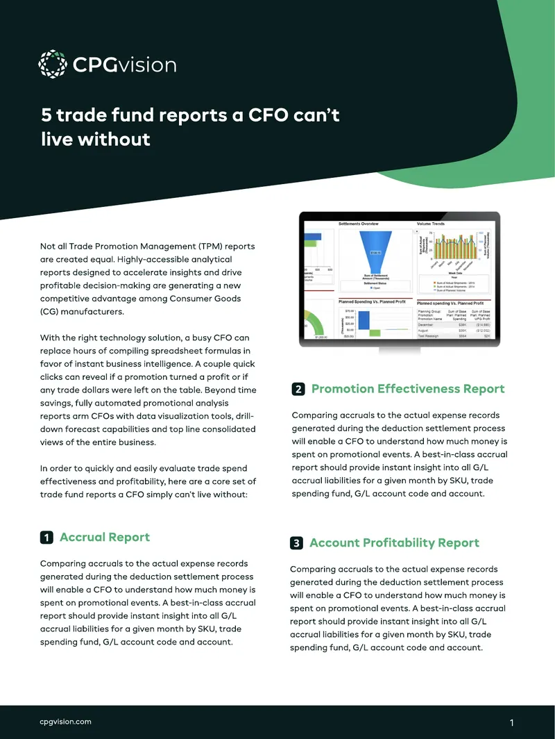 Essential Trade Fund Reports for CFOs