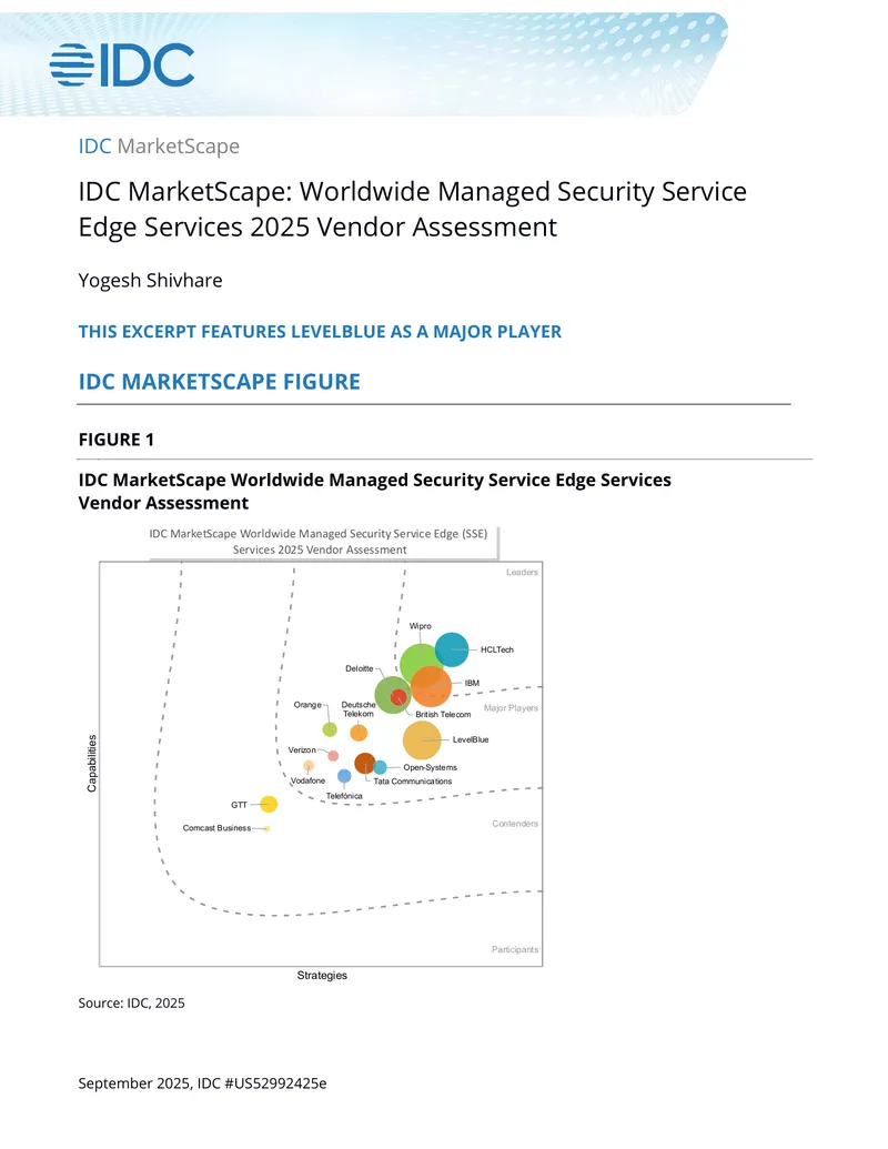 Worldwide Managed Security Service Edge Services Vendor Assessment