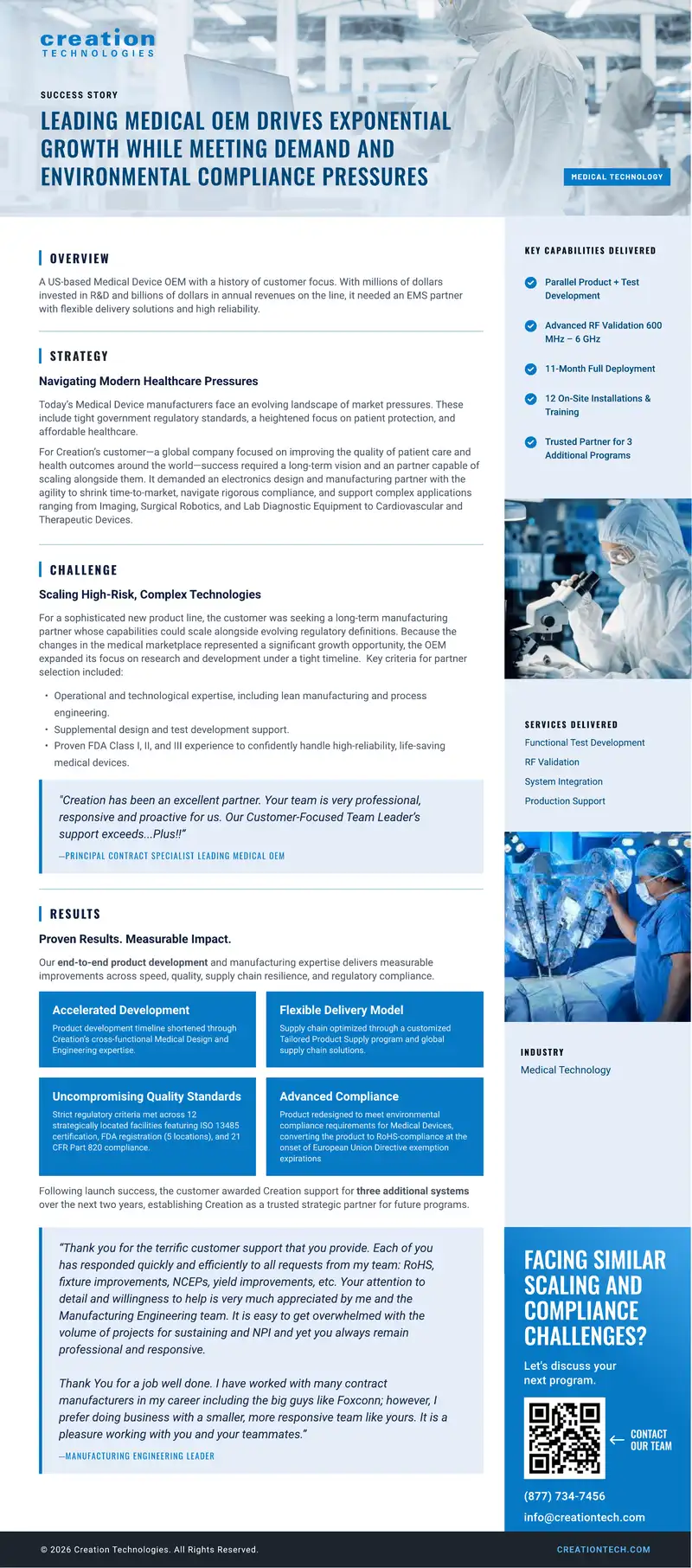 Medical Device OEM Growth Strategy Case Study