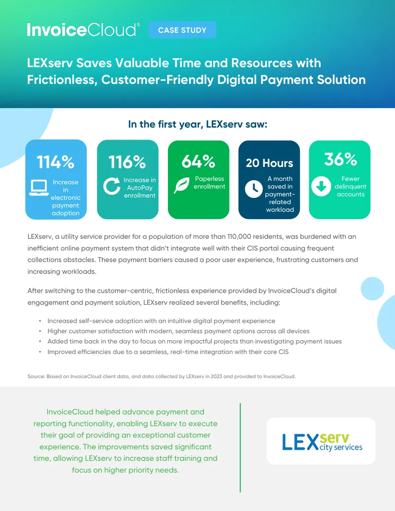 LEXserv Digital Payment Solution Case Study