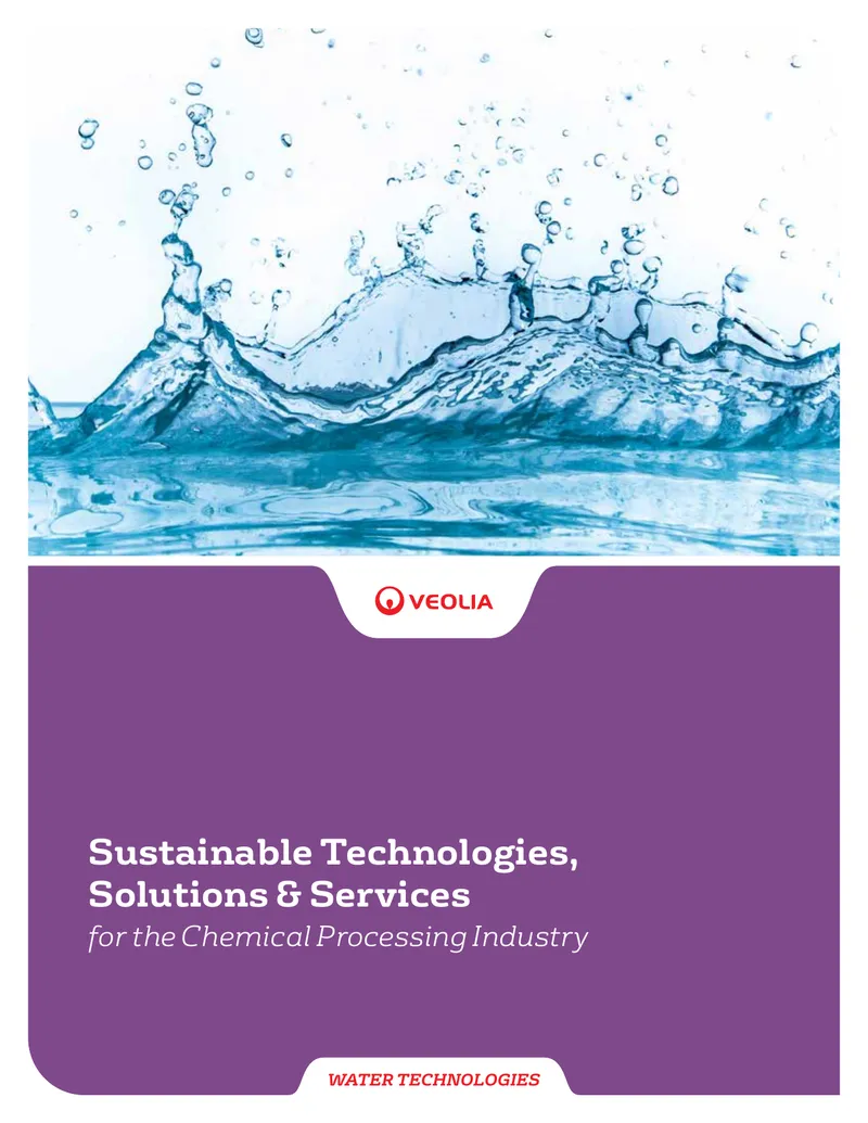 Water Treatment Solutions for Chemical Processing
