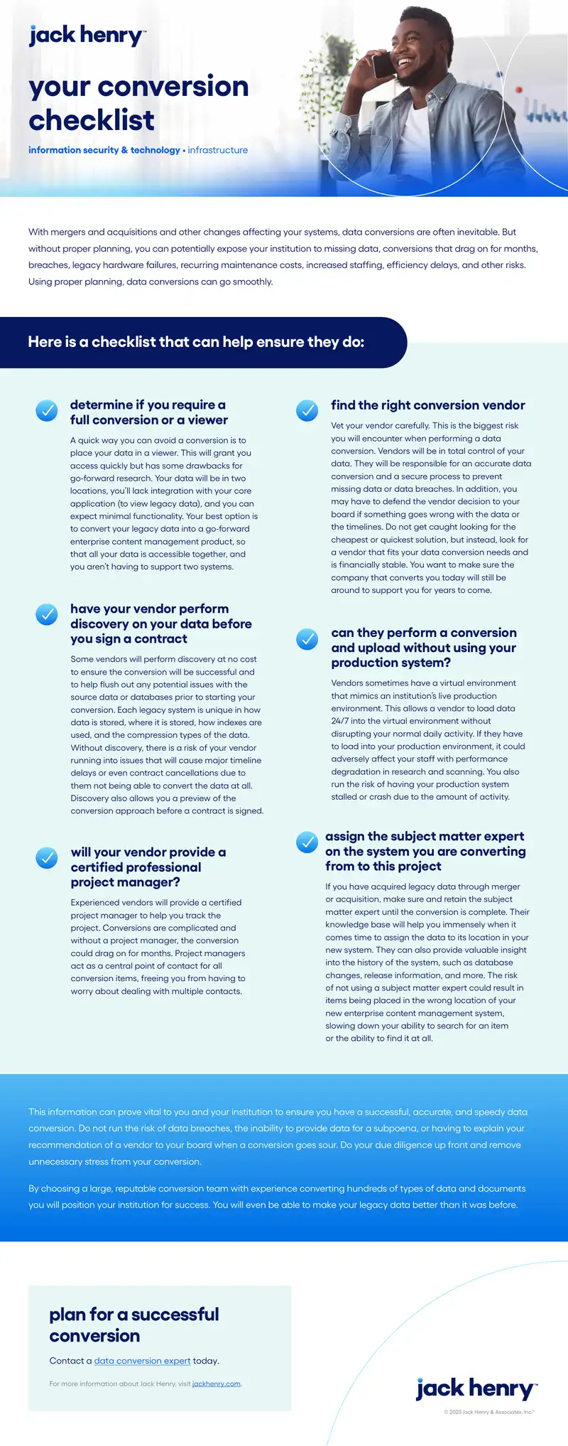 Data Conversion Planning and Vendor Selection Guide